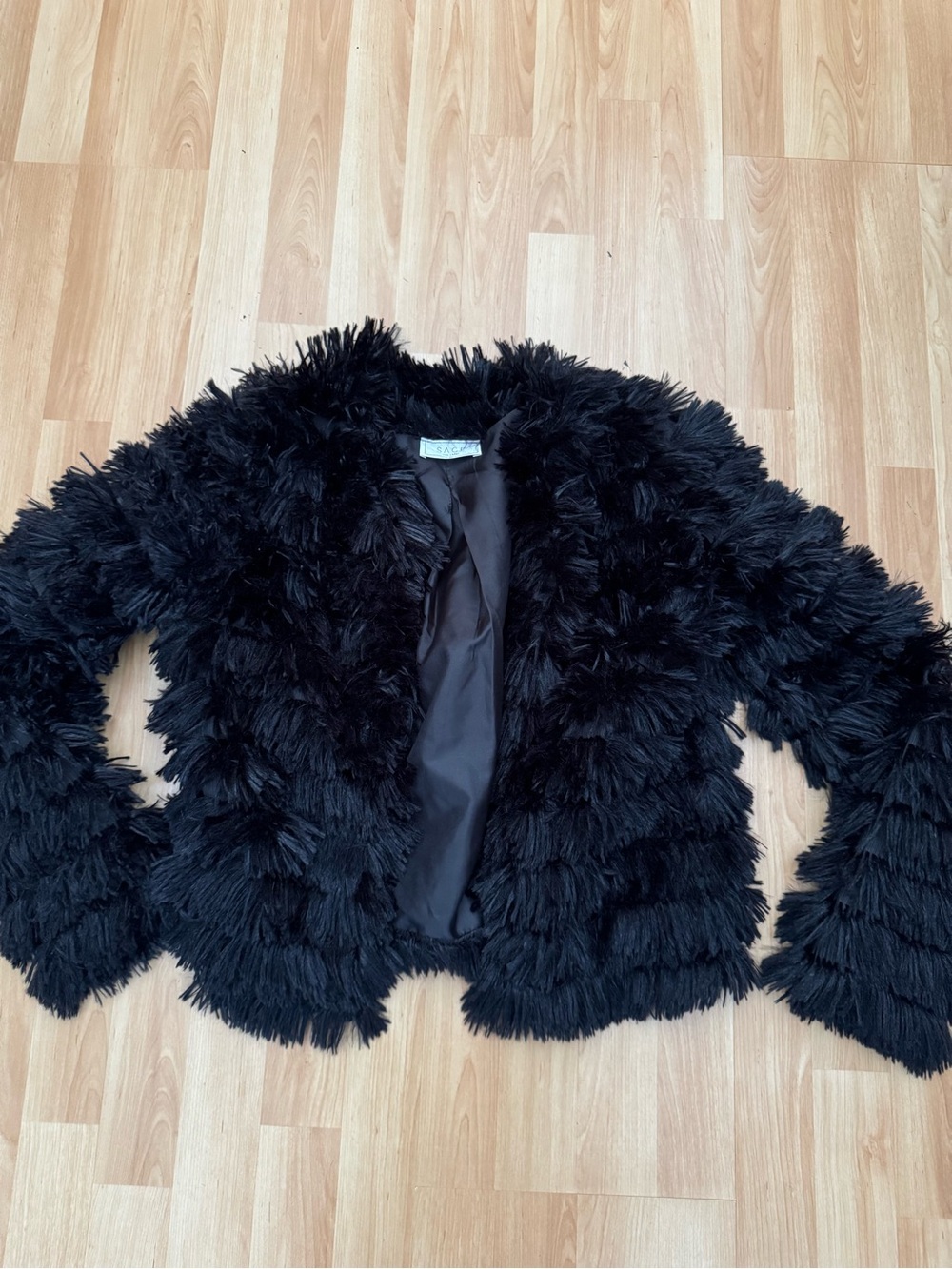Sage label xs fur jacket